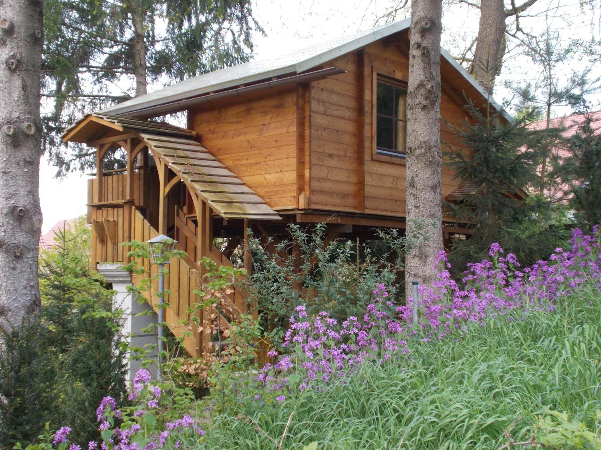 Baumhaus Wolfshoehle Fischach المظهر الخارجي الصورة