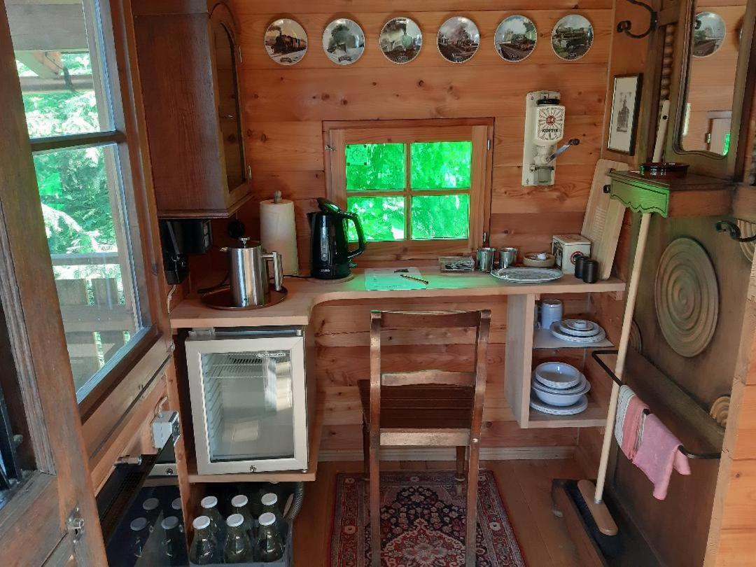 Baumhaus Wolfshoehle Fischach المظهر الخارجي الصورة