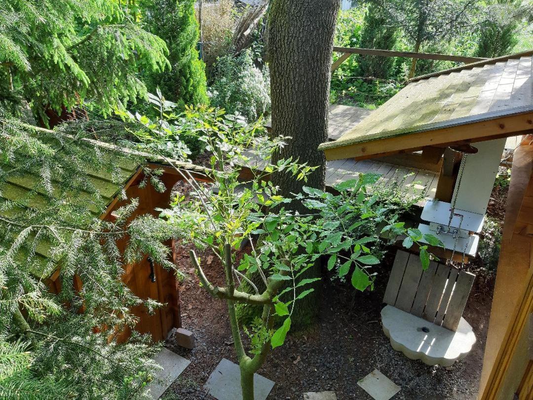 Baumhaus Wolfshoehle Fischach المظهر الخارجي الصورة
