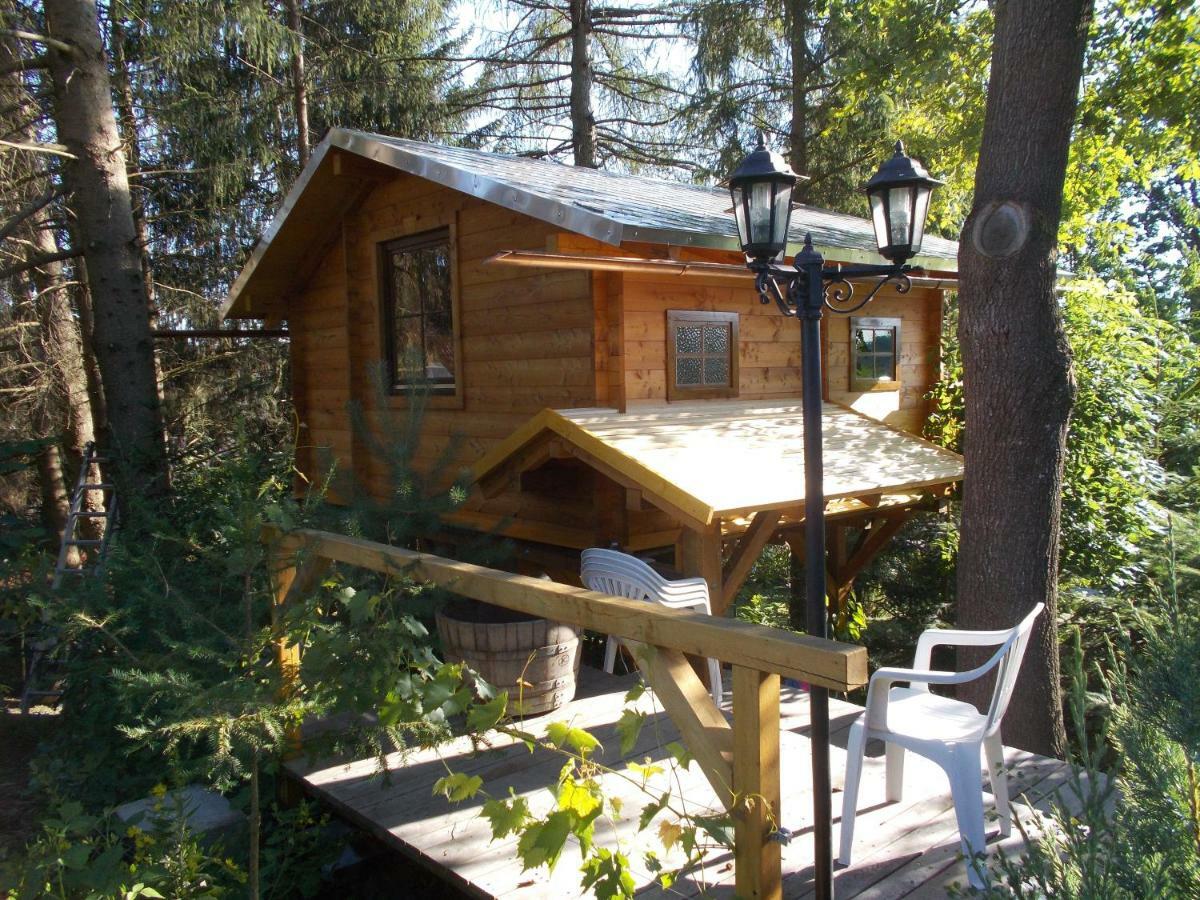 Baumhaus Wolfshoehle Fischach المظهر الخارجي الصورة